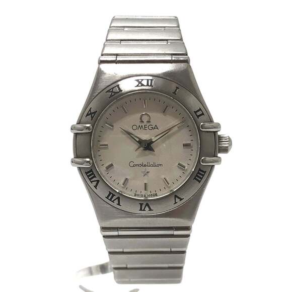 OMEGA 1572.3 Constellation Quartz Watch Stainless Steel Women's Silver
